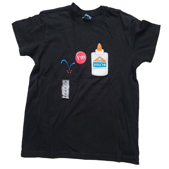 Vintage Paul Frank Tshirt, Im Rubber, You're Glue, Julius, Black, XS - Picture 2 of 5